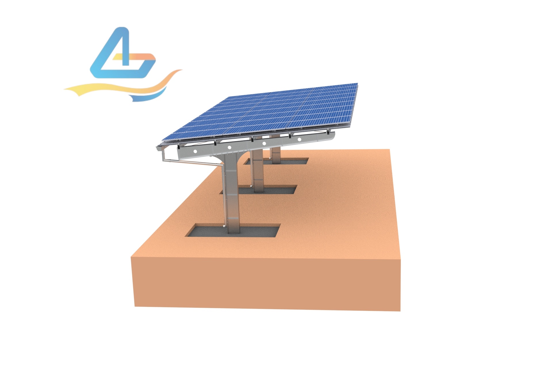 T shaped Solar Carport Mounting System.jpg